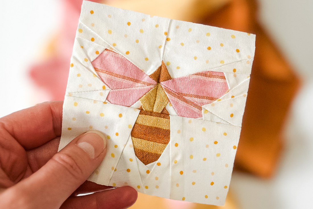 Crafting the Buzzy Bee Block