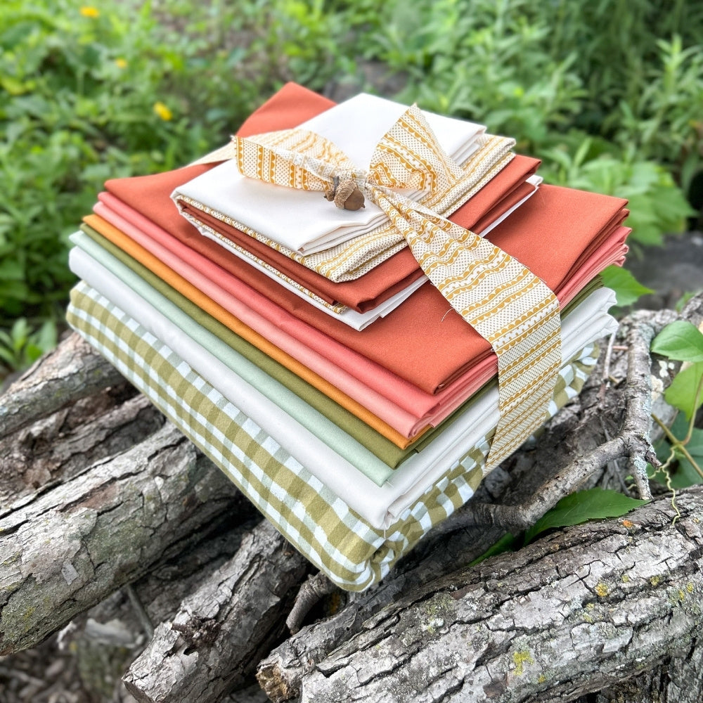 2025 Sweater Weather Sampler - Cover Quilt Kit (Top + Binding with Flange, Optional Backing)