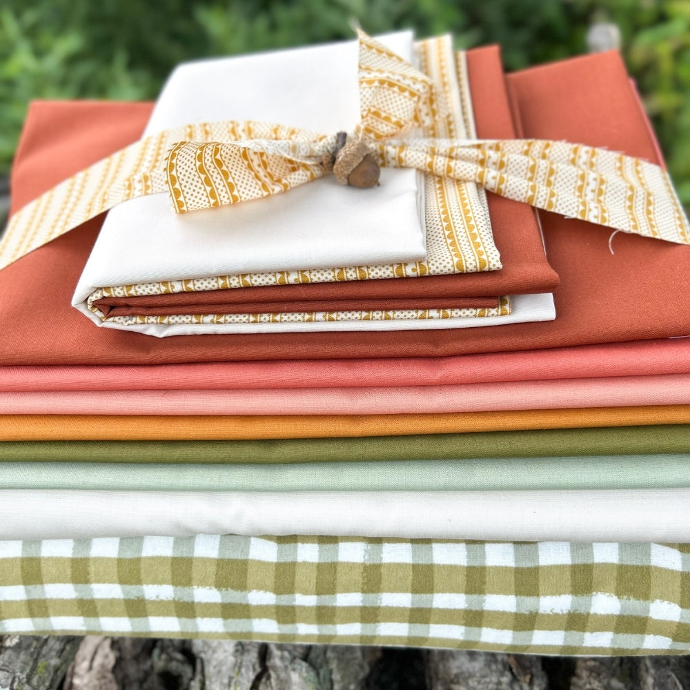 2025 Sweater Weather Sampler - Cover Quilt Kit (Top + Binding with Flange, Optional Backing)