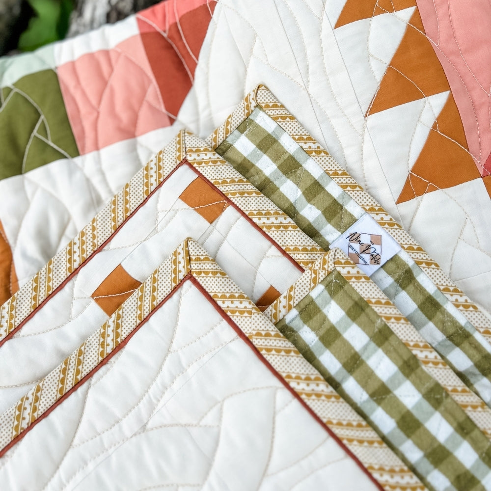 2025 Sweater Weather Sampler - Cover Quilt Kit (Top + Binding with Flange, Optional Backing)