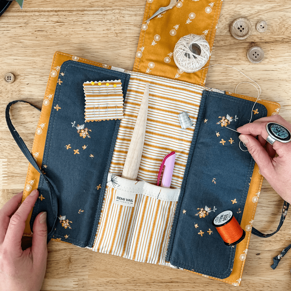 Ella Roll Up Sewing Kit | Remi Vail Studio | Copyright 2023 | 6
