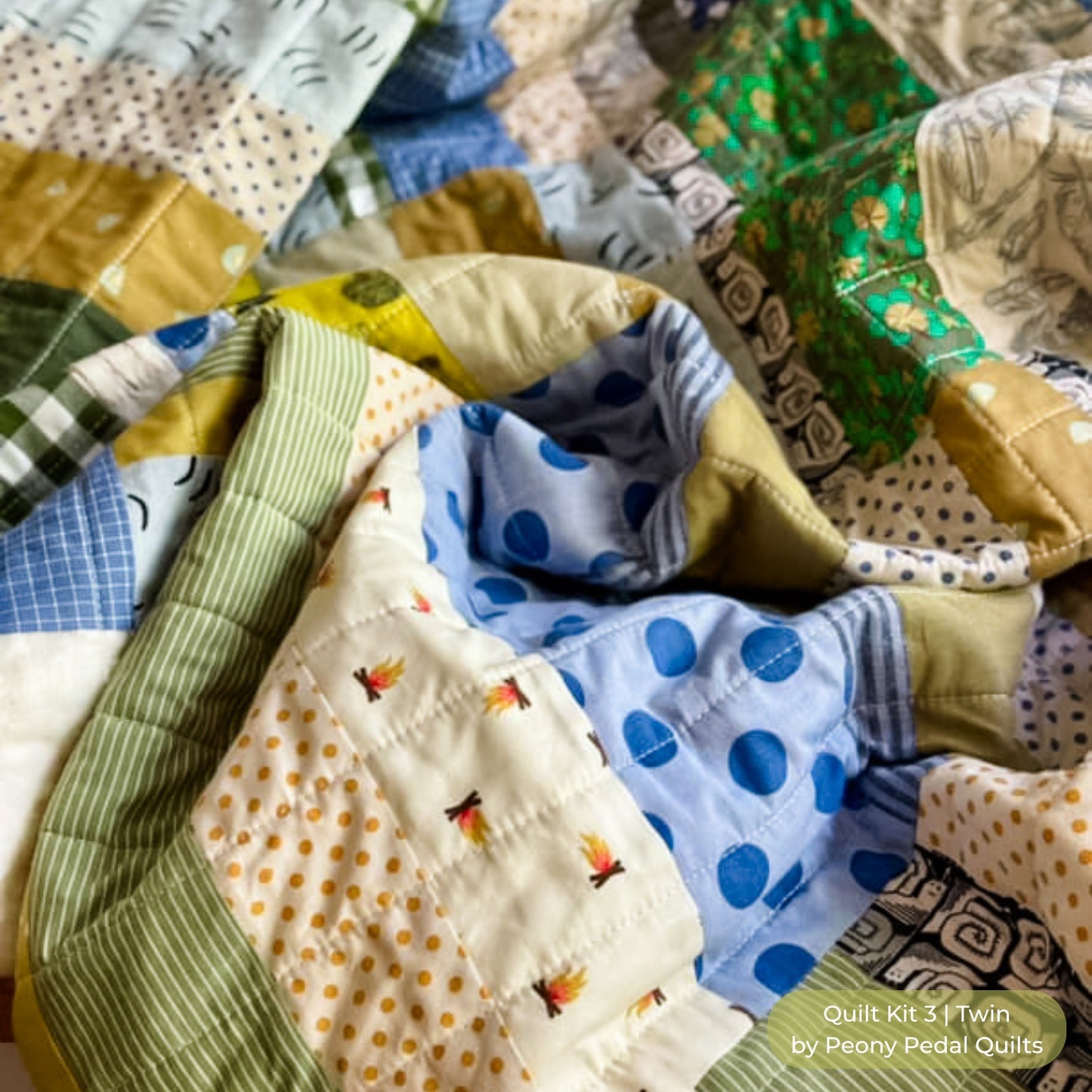 Folk Fables Quilt Pattern - PDF