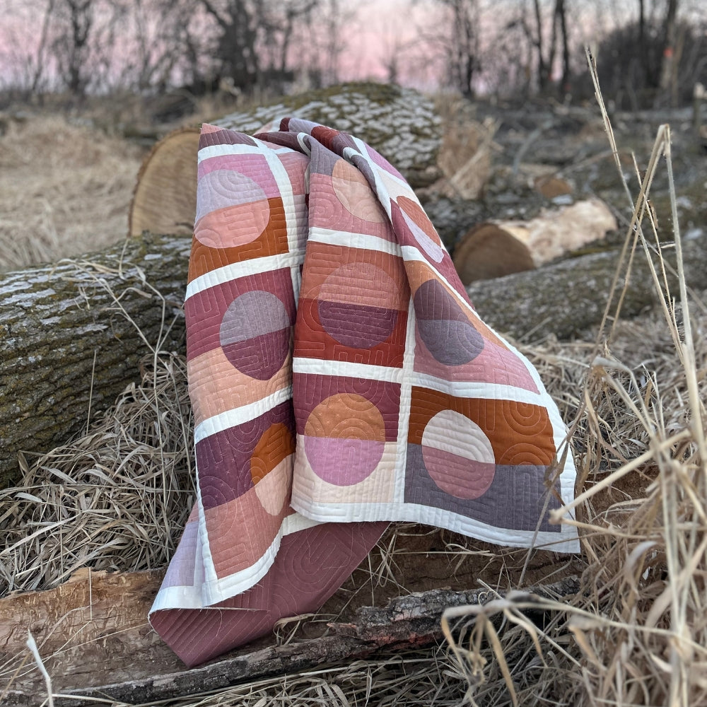 Full Circle Quilt Remi Vail Studio Woods at Dusk