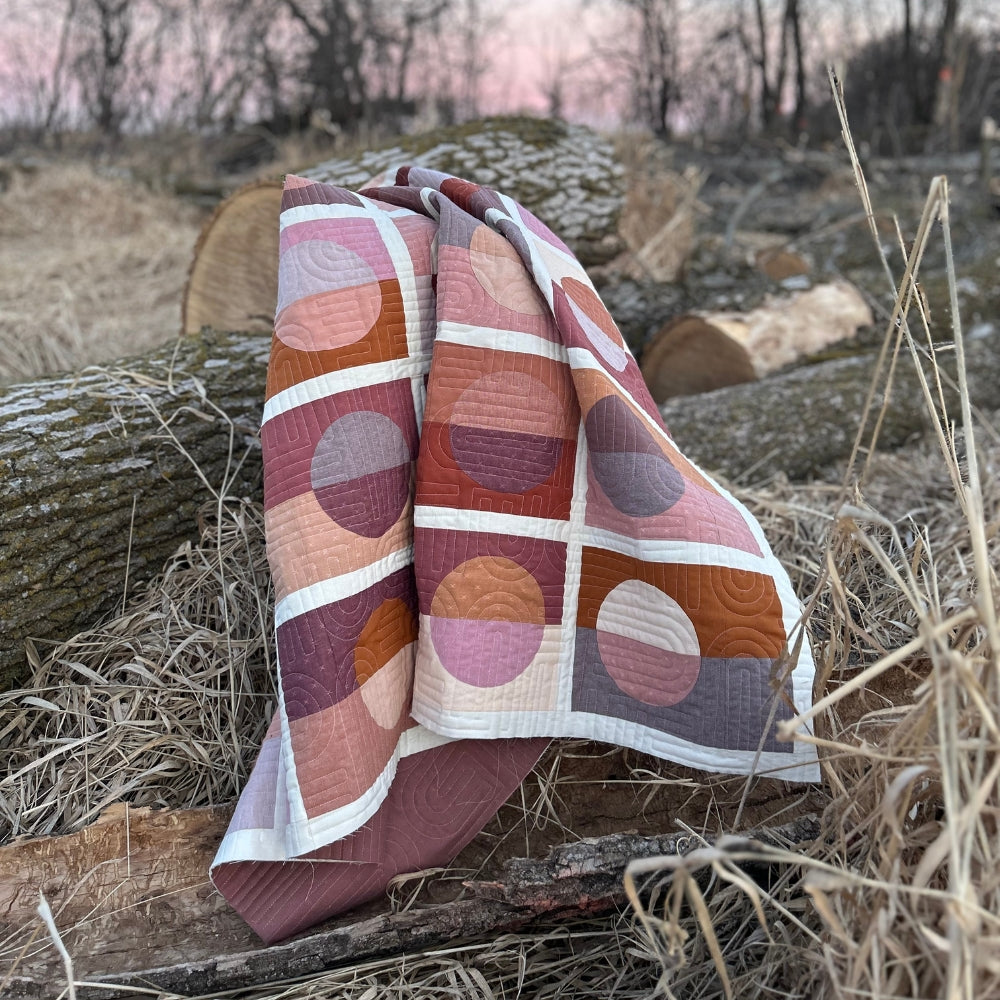 Full Circle Quilt Remi Vail Studio Woods at Dusk