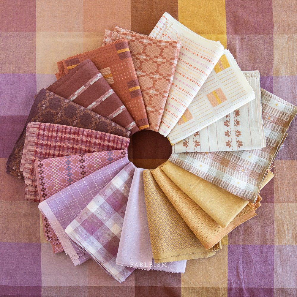 Deco Stripe in Umber - Golden Hour Collection - Fableism Supply Co - GLDHR03UMBER