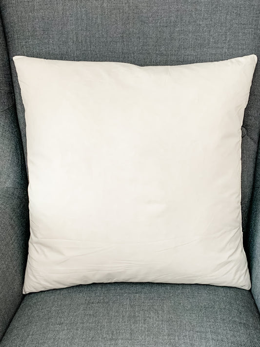20 x 20 inch duck feather pillow insert | Remi Vail Studio