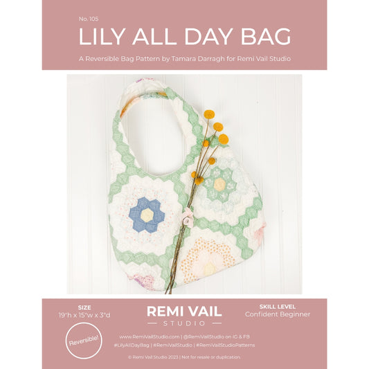 Lily All Day Bag Pattern - PDF
