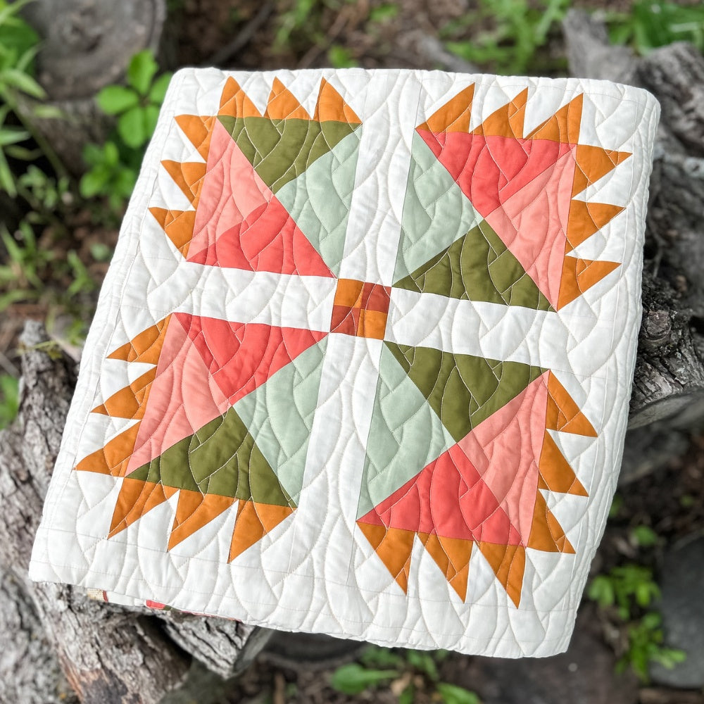 2025 Sweater Weather Sampler - Cover Quilt Kit (Top + Binding with Flange, Optional Backing)