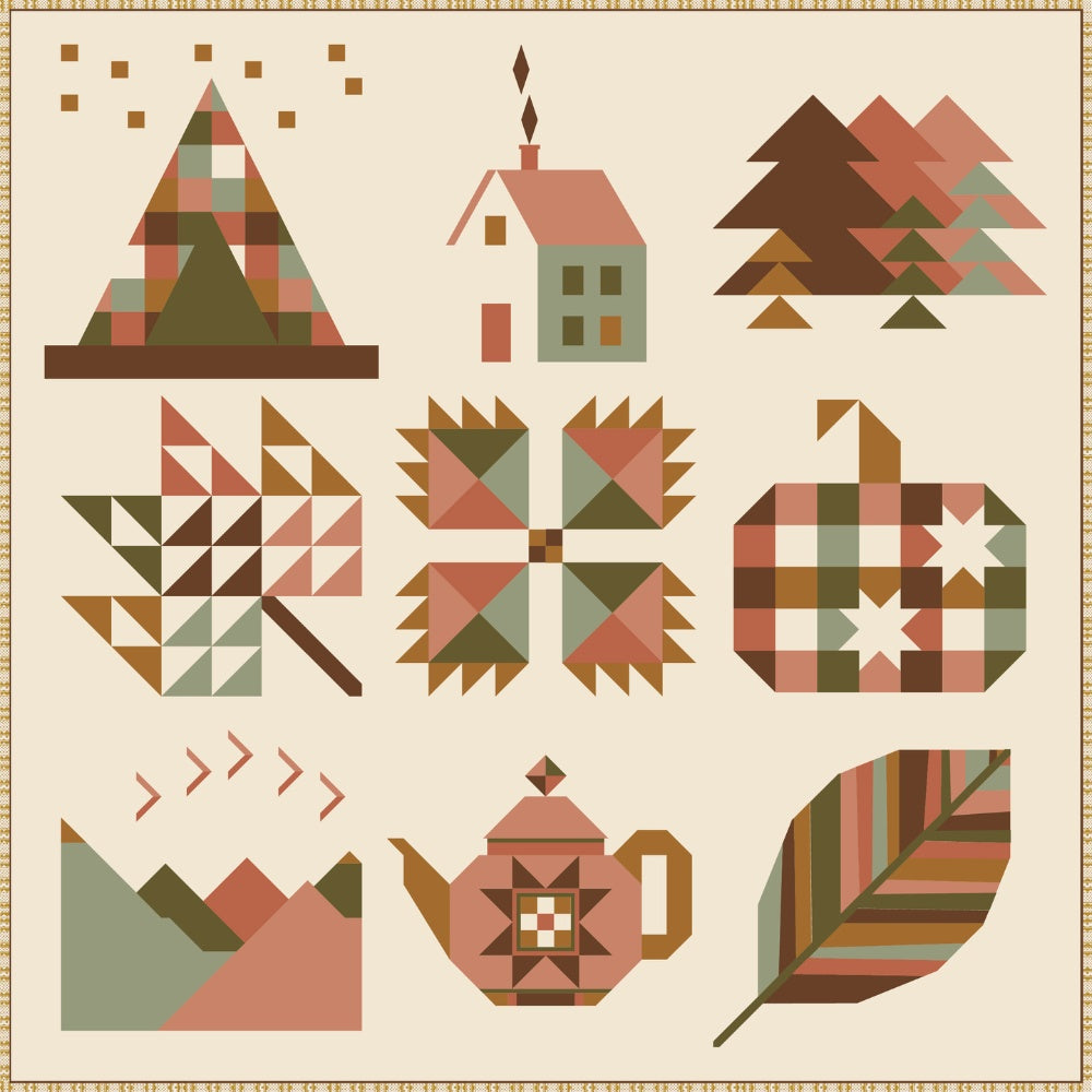 2025 Sweater Weather Sampler - 2" Border Fabric Add-On (Cover Quilt Kit)