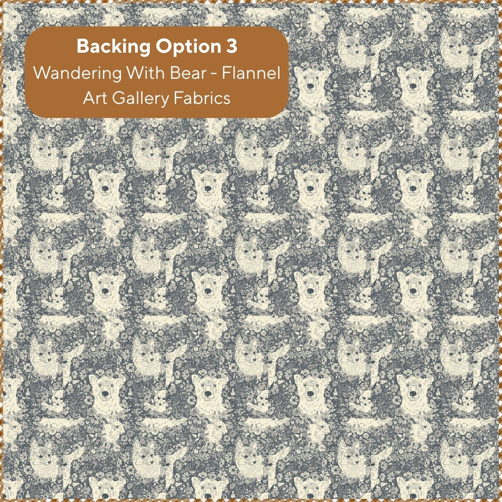 2025 Sweater Weather Sampler - Remi Vail Studio Version Wovens Quilt Kit WITH BORDER (Top + Binding + Border, Optional Backings)