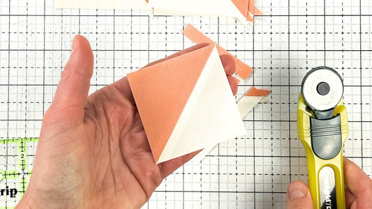 How To Make Half Square Triangles (HSTs) Four At A Time