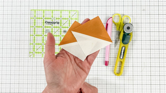 How To Make Half Square Triangles (HSTs) Two At A Time