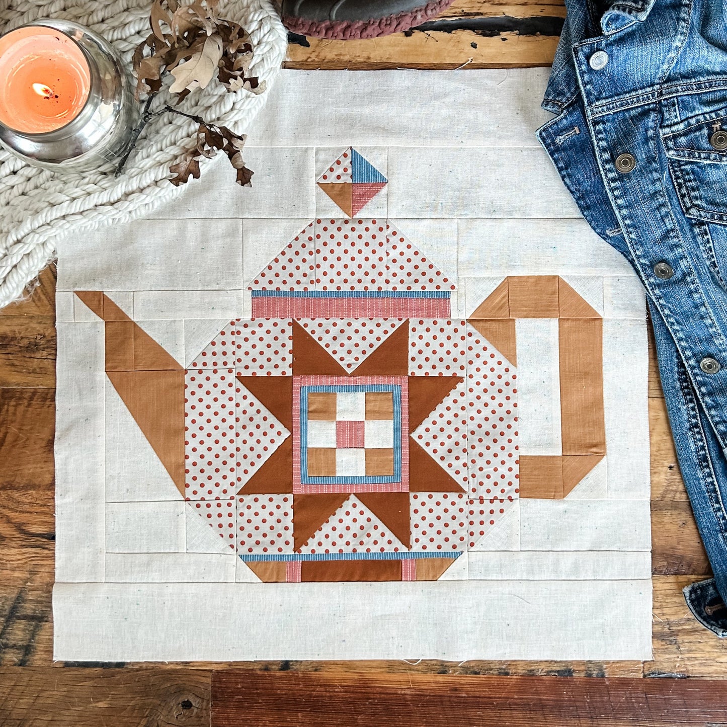 Collective Kettle Mini Quilt Pattern - PDF