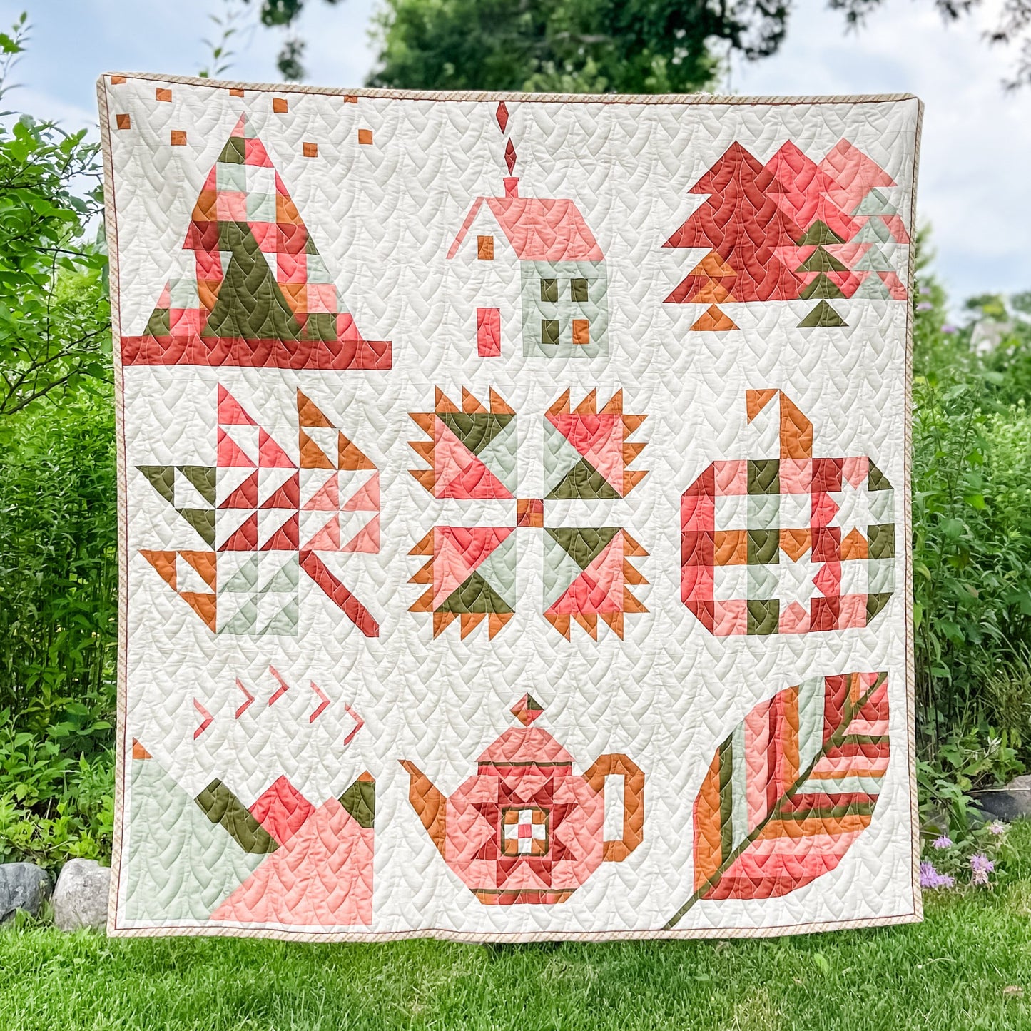 Collective Kettle Mini Quilt Pattern - PDF