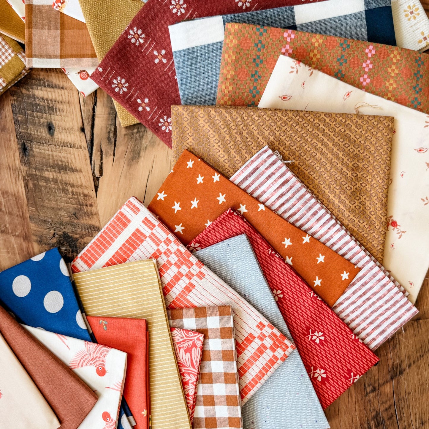 Autumn Cabin - Custom Curated Fabric Bundles - 42 FQs