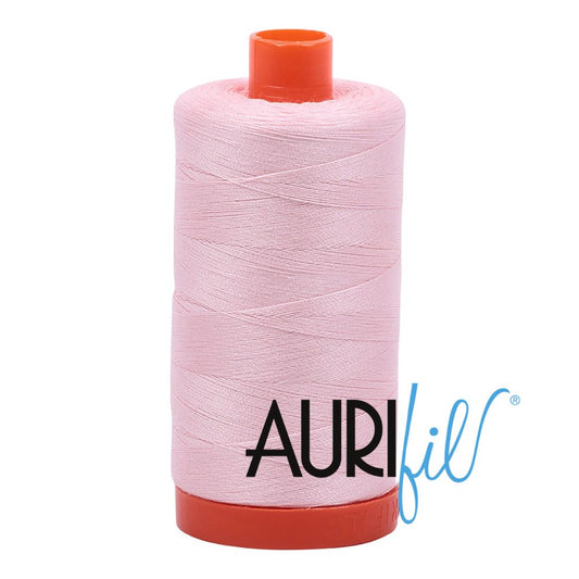 50 Weight Cotton 1300m (Color 2410 Pale Pink) - Aurifil