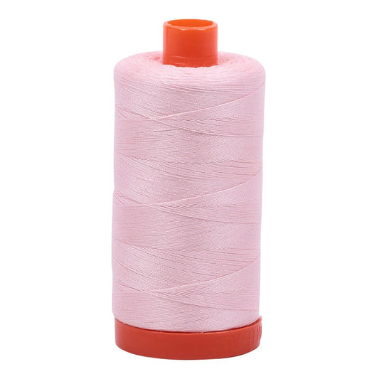 50 Weight Cotton 1300m (Color 2410 Pale Pink) - Aurifil