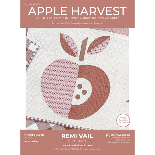 Apple Harvest Mini Quilt Pattern - PDF