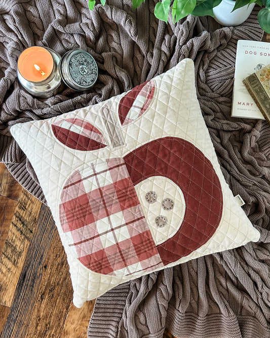 Apple Harvest Pillow Quilt Kit (Fabric for Top & Backing Only)