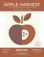 Apple Harvest Pillow Quilt Kit (Fabric for Top & Backing Only)