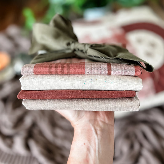 Apple Harvest Pillow Quilt Kit (Fabric for Top & Backing Only)