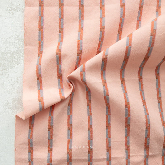 Blossom Pink Track Stripe - Canyon Springs - Fableism Supply Co - CSW10BLOSSOM