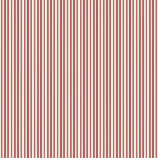 Pattern of thin red stripes on a pink background