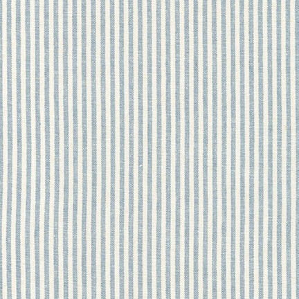 Chambray Stripe - Essex Yarn Dyed Classic Wovens - Robert Kaufman Fabrics - SRK17587407CHAMBRAY