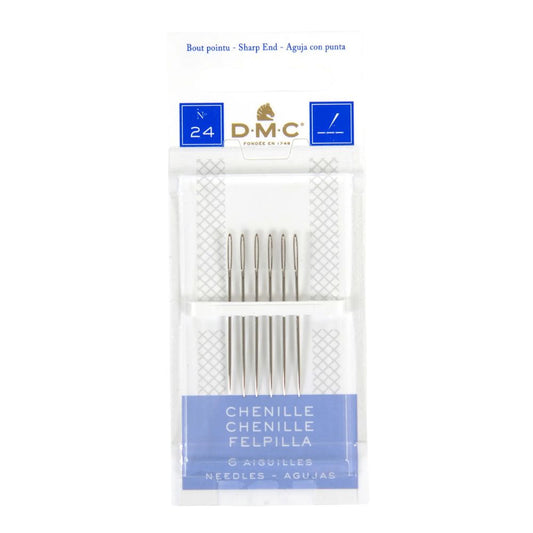 Chenille Sharps Needles Size 24 (6 pack) - DMC