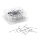 Extra Fine Glass Head Pins, White (250) - Dritz