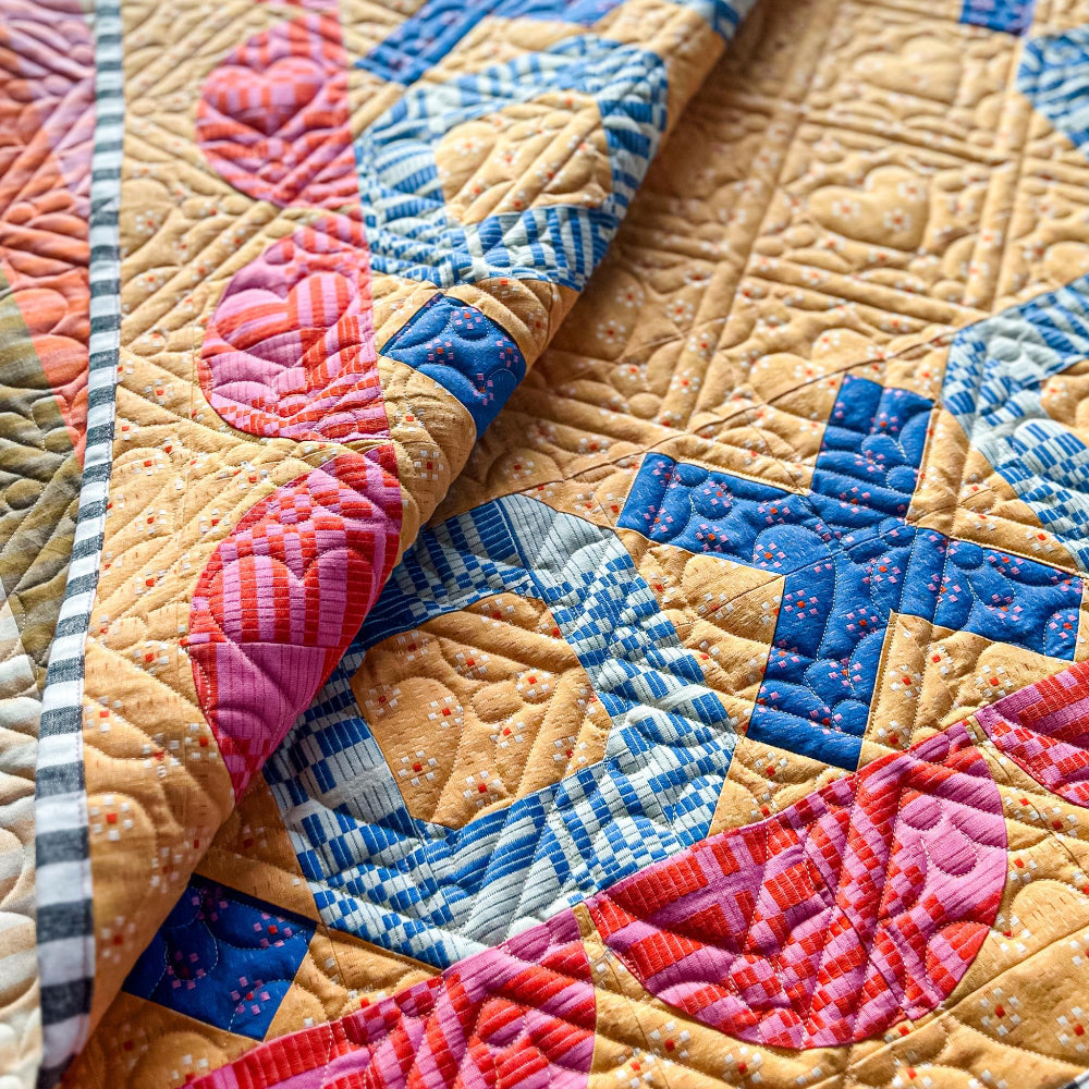 Flirty Gertie Quilt Kit (Fabric for Top and Binding Only)