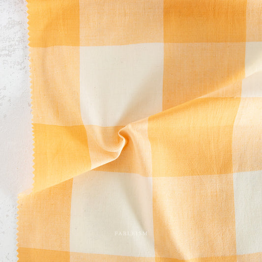 Goldenrod Plaid Woven - Swedish Holiday Collection - Fableism Supply Co - SWH101GOLDENROD