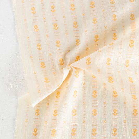Goldenrod Hilde Floral - Swedish Holiday Collection - Fableism Supply Co - SWH106GOLDENROD