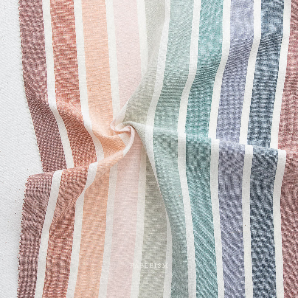 Light Navy Wings Stripe - Monarch Grove Collection - Fableism Supply Co - MGW03LTNAVY