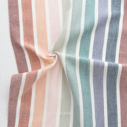 Light Navy Wings Stripe - Monarch Grove Collection - Fableism Supply Co - MGW03LTNAVY