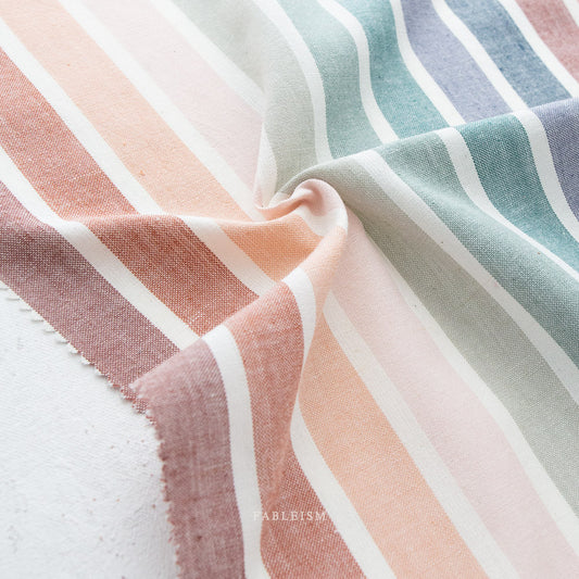 Light Navy Wings Stripe - Monarch Grove Collection - Fableism Supply Co - MGW03LTNAVY