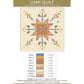 Lumi Quilt pattern with fabric requirements for a throw size 73" x 73".