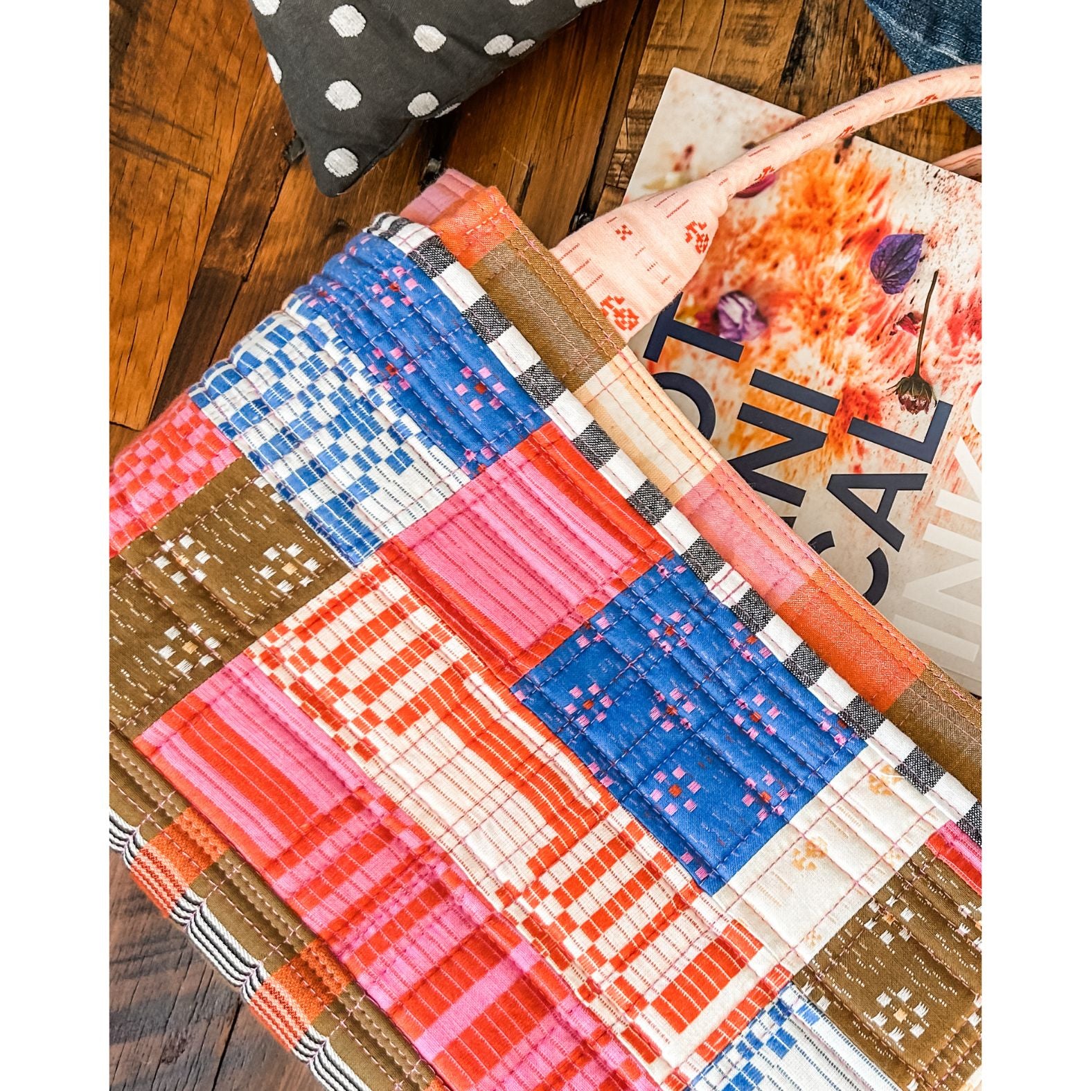 Patchwork Pockets Extension Pattern for the Maggie Poppins Tote