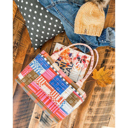Maggie Poppins Tote | Patchwork Pockets Version Fabric Kit