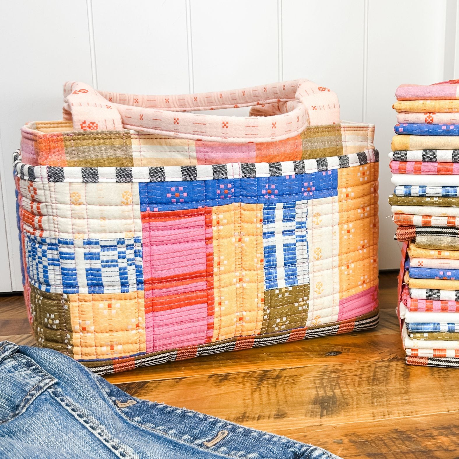 Patchwork Pockets Extension Pattern for the Maggie Poppins Tote