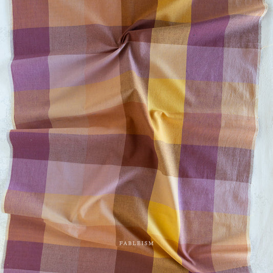 Meadow Happy Checkers - Golden Hour Collection - Fableism Supply Co - GLDHR01MEADOW