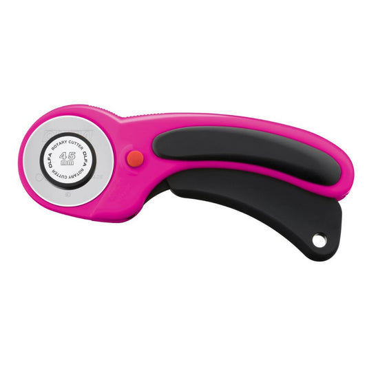 45mm Ergonomic Rotary Cutter Magenta - Olfa