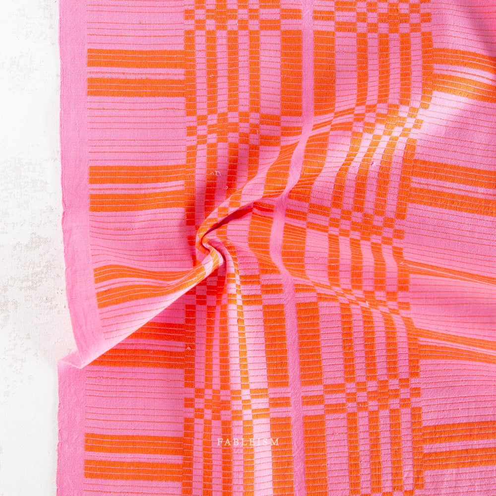 Pink Red Astrid Weave - Swedish Holiday Collection - Fableism Supply Co - SWH105PINKRED