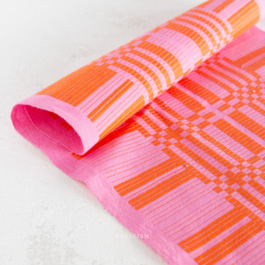 Pink Red Astrid Weave - Swedish Holiday Collection - Fableism Supply Co - SWH105PINKRED
