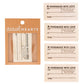 Quilt Info Large Write-in Organic Cotton Sewing Label (4 Pack) - Sarah Hearts