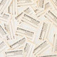 Quilt Info Large Write-in Organic Cotton Sewing Label (4 Pack) - Sarah Hearts