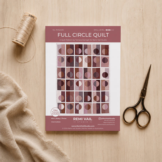 Full Circle Quilt Pattern (RVS2406) - Printed Pattern Pack of 6