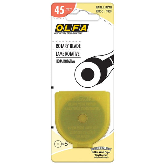 Replacement Rotary Blade 45mm (5 pack) - Olfa