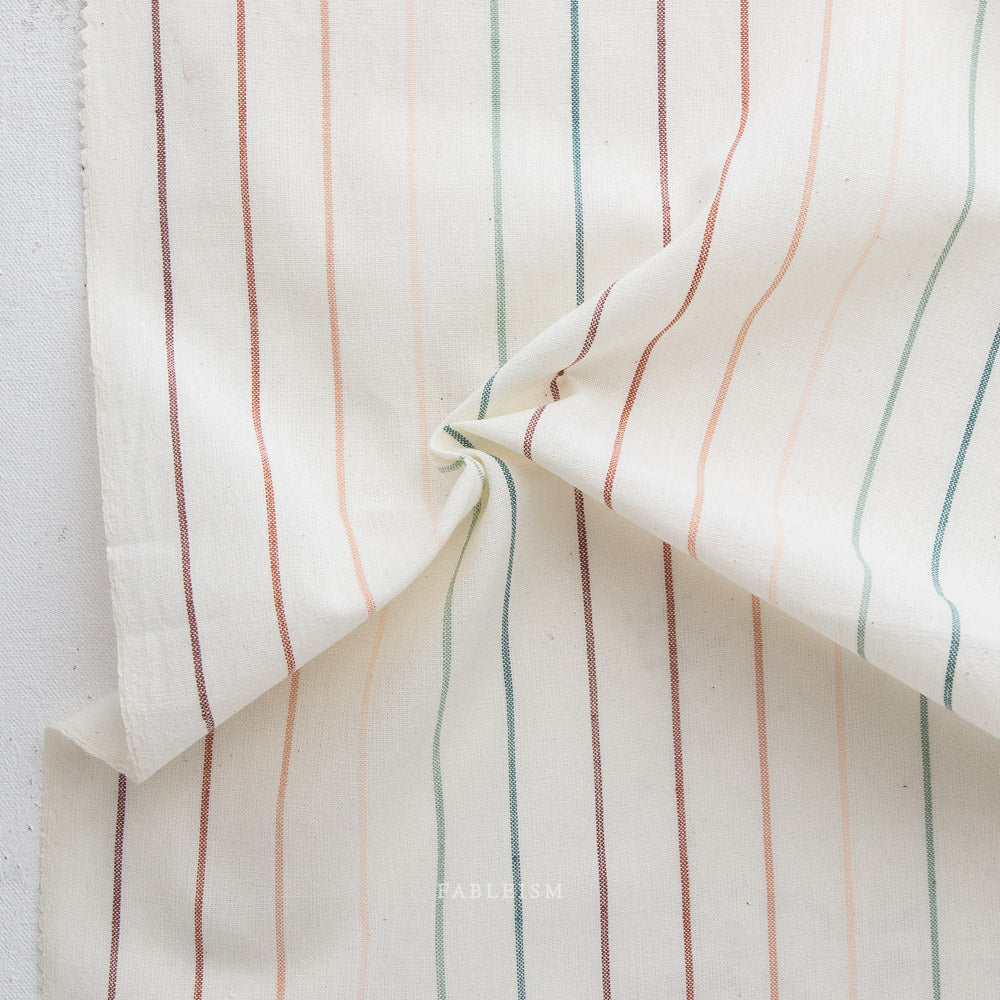 Skinny Stripe in Grove - Monarch Grove Collection - Fableism Supply Co - MGW04GROVE
