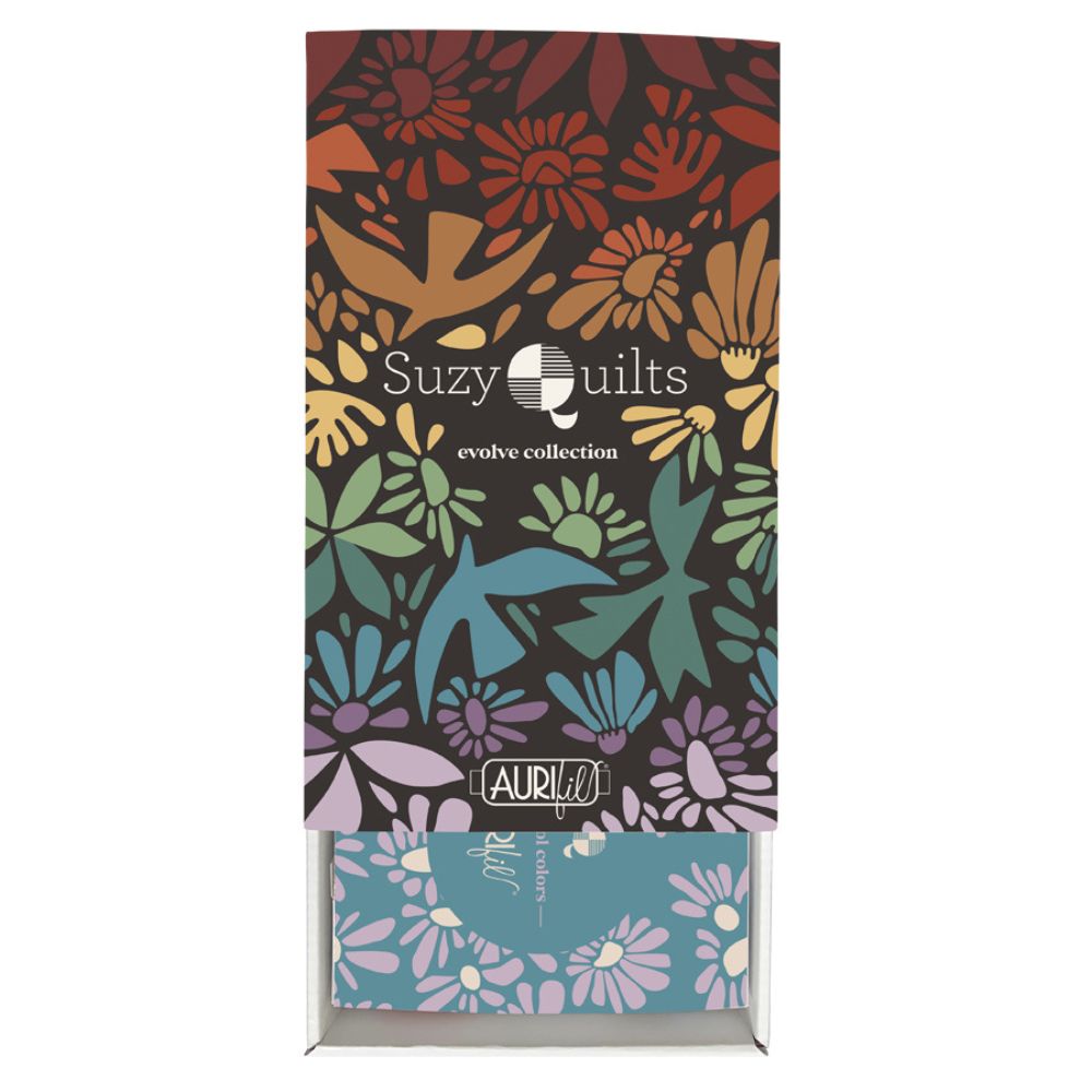 8 Weight Cotton Evolve Thread Collection by Suzy Quilts (20 spools) - Aurifil
